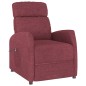 vidaXL Relaxsessel Elektrisch Weinrot Stoff vidaXL Relaxsessel Elektrisch Weinrot Stoff