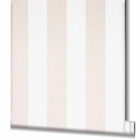 Topchic Tapete Stripes Beige und Weiß