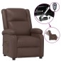 vidaXL Massagesessel Elektrisch Braun Kunstleder vidaXL Massagesessel Elektrisch Braun Kunstleder