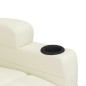 vidaXL Relaxsessel Elektrisch Cremeweiß Kunstleder vidaXL Relaxsessel Elektrisch Cremeweiß Kunstleder