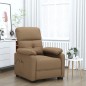 vidaXL Relaxsessel Elektrisch Braun Stoff vidaXL Relaxsessel Elektrisch Braun Stoff