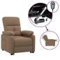 vidaXL Relaxsessel Elektrisch Braun Stoff vidaXL Relaxsessel Elektrisch Braun Stoff