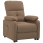 vidaXL Relaxsessel Elektrisch Braun Stoff vidaXL Relaxsessel Elektrisch Braun Stoff