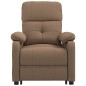 vidaXL Relaxsessel Elektrisch Braun Stoff vidaXL Relaxsessel Elektrisch Braun Stoff