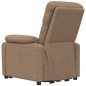 vidaXL Relaxsessel Elektrisch Braun Stoff vidaXL Relaxsessel Elektrisch Braun Stoff