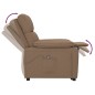 vidaXL Relaxsessel Elektrisch Braun Stoff vidaXL Relaxsessel Elektrisch Braun Stoff