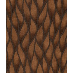 Topchic Tapete Flames and Drops Metallic-Braun