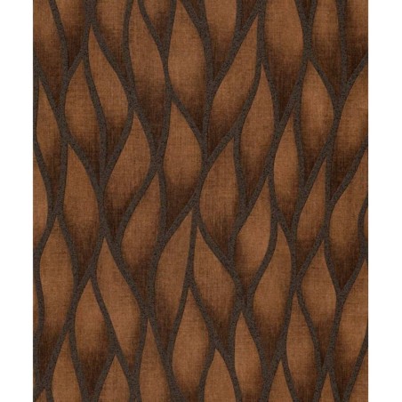 Topchic Tapete Flames and Drops Metallic-Braun