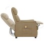 vidaXL Massagesessel mit Aufstehhilfe Cappuccino-Braun Kunstleder vidaXL Massagesessel mit Aufstehhilfe Cappuccino-Braun Kunstleder