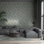 Vintage Deluxe Tapete Graphic Circle Look Grau und Braun Vintage Deluxe Tapete Graphic Circle Look Grau und Braun