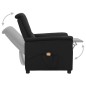vidaXL Massagesessel mit Aufstehhilfe Schwarz Stoff vidaXL Massagesessel mit Aufstehhilfe Schwarz Stoff