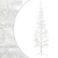 vidaXL Künstlicher Halb-Weihnachtsbaum mit Ständer Schlank Weiß 120 cm vidaXL Künstlicher Halb-Weihnachtsbaum mit Ständer Schlank Weiß 120 cm