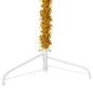 vidaXL Künstlicher Halb-Weihnachtsbaum mit Ständer Schlank Gold 240 cm vidaXL Künstlicher Halb-Weihnachtsbaum mit Ständer Schlank Gold 240 cm