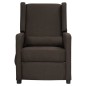 vidaXL Massagesessel mit Aufstehhilfe Dunkelbraun Stoff vidaXL Massagesessel mit Aufstehhilfe Dunkelbraun Stoff
