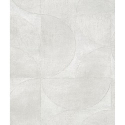 Vintage Deluxe Tapete Graphic Circle Look Metallic-Beige