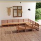 vidaXL 10-tlg. Garten-Lounge-Set Massivholz Kiefer vidaXL 10-tlg. Garten-Lounge-Set Massivholz Kiefer