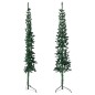 vidaXL Künstlicher Halb-Weihnachtsbaum mit Ständer Schlank Grün 180 cm vidaXL Künstlicher Halb-Weihnachtsbaum mit Ständer Schlank Grün 180 cm