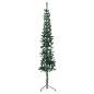 vidaXL Künstlicher Halb-Weihnachtsbaum mit Ständer Schlank Grün 180 cm vidaXL Künstlicher Halb-Weihnachtsbaum mit Ständer Schlank Grün 180 cm