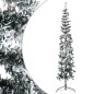 vidaXL Künstlicher Halb-Weihnachtsbaum mit Schnee Schlank 240 cm vidaXL Künstlicher Halb-Weihnachtsbaum mit Schnee Schlank 240 cm