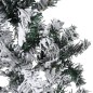 vidaXL Künstlicher Halb-Weihnachtsbaum mit Schnee Schlank 240 cm vidaXL Künstlicher Halb-Weihnachtsbaum mit Schnee Schlank 240 cm