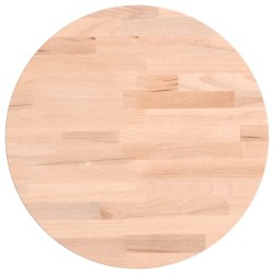 vidaXL Tischplatte Ø30x4 cm Rund Massivholz Buche