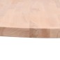 vidaXL Tischplatte Ø50x4 cm Rund Massivholz Buche vidaXL Tischplatte Ø50x4 cm Rund Massivholz Buche