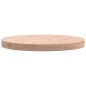 vidaXL Tischplatte Ø50x4 cm Rund Massivholz Buche vidaXL Tischplatte Ø50x4 cm Rund Massivholz Buche