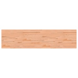 vidaXL Schreibtischplatte 220x55x2,5 cm Massivholz Buche