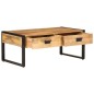 vidaXL Couchtisch 100x54x40 cm Massivholz Mango und Eisen vidaXL Couchtisch 100x54x40 cm Massivholz Mango und Eisen