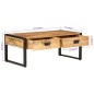 vidaXL Couchtisch 100x54x40 cm Massivholz Mango und Eisen vidaXL Couchtisch 100x54x40 cm Massivholz Mango und Eisen