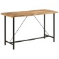 vidaXL Bartisch 180x70x107 cm Massivholz Mango und Eisen vidaXL Bartisch 180x70x107 cm Massivholz Mango und Eisen