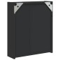 vidaXL Spiegelschrank mit LED-Beleuchtung Schwarz 45x13x52 cm vidaXL Spiegelschrank mit LED-Beleuchtung Schwarz 45x13x52 cm