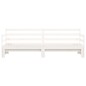 vidaXL Tagesbett Ausziehbar Weiß 80x200 cm Massivholz Kiefer vidaXL Tagesbett Ausziehbar Weiß 80x200 cm Massivholz Kiefer
