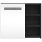 vidaXL Spiegelschrank mit LED-Beleuchtung Schwarz 60x13x52 cm vidaXL Spiegelschrank mit LED-Beleuchtung Schwarz 60x13x52 cm