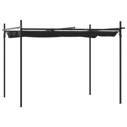 vidaXL Pergola mit Schiebedach Anthrazit 295x292x230 cm