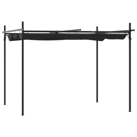 vidaXL Pergola mit Schiebedach Anthrazit 295x292x230 cm