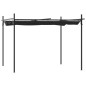 vidaXL Pergola mit Schiebedach Anthrazit 295x292x230 cm vidaXL Pergola mit Schiebedach Anthrazit 295x292x230 cm