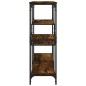 vidaXL Konsolentisch Räuchereiche 103x32x95 cm Holzwerkstoff vidaXL Konsolentisch Räuchereiche 103x32x95 cm Holzwerkstoff