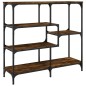 vidaXL Konsolentisch Räuchereiche 103x32x95 cm Holzwerkstoff vidaXL Konsolentisch Räuchereiche 103x32x95 cm Holzwerkstoff