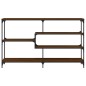 vidaXL Konsolentisch Braun Eichen-Optik 160x32x95 cm Holzwerkstoff vidaXL Konsolentisch Braun Eichen-Optik 160x32x95 cm Holzwerkstoff
