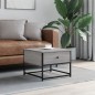 vidaXL Couchtisch Grau Sonoma 51x51x40 cm Holzwerkstoff vidaXL Couchtisch Grau Sonoma 51x51x40 cm Holzwerkstoff