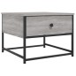 vidaXL Couchtisch Grau Sonoma 51x51x40 cm Holzwerkstoff vidaXL Couchtisch Grau Sonoma 51x51x40 cm Holzwerkstoff
