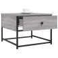 vidaXL Couchtisch Grau Sonoma 51x51x40 cm Holzwerkstoff vidaXL Couchtisch Grau Sonoma 51x51x40 cm Holzwerkstoff