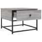 vidaXL Couchtisch Grau Sonoma 51x51x40 cm Holzwerkstoff vidaXL Couchtisch Grau Sonoma 51x51x40 cm Holzwerkstoff