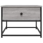 vidaXL Couchtisch Grau Sonoma 51x51x40 cm Holzwerkstoff vidaXL Couchtisch Grau Sonoma 51x51x40 cm Holzwerkstoff