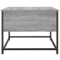 vidaXL Couchtisch Grau Sonoma 51x51x40 cm Holzwerkstoff vidaXL Couchtisch Grau Sonoma 51x51x40 cm Holzwerkstoff