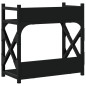 vidaXL Druckerständer 2 Ablagen Schwarz 40x20x40 cm Holzwerkstoff vidaXL Druckerständer 2 Ablagen Schwarz 40x20x40 cm Holzwerkstoff