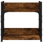 vidaXL Druckerständer 2 Ablagen Räuchereiche 40x20x40 cm Holzwerkstoff vidaXL Druckerständer 2 Ablagen Räuchereiche 40x20x40 cm Holzwerkstoff