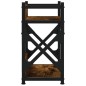 vidaXL Druckerständer 2 Ablagen Räuchereiche 40x20x40 cm Holzwerkstoff vidaXL Druckerständer 2 Ablagen Räuchereiche 40x20x40 cm Holzwerkstoff