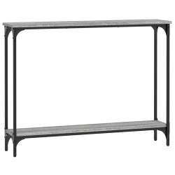 vidaXL Konsolentisch Grau Sonoma 100x22,5x75 cm Holzwerkstoff